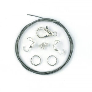 Necklace Findings Set - Silver Plated