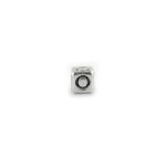Metal Letter cube bead O