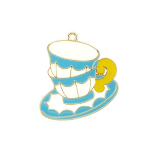 enamelled teacup charm