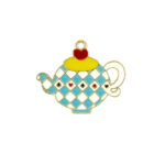 enamel teacup charm