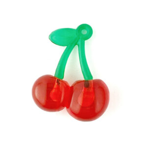 Acrylic cherry charms