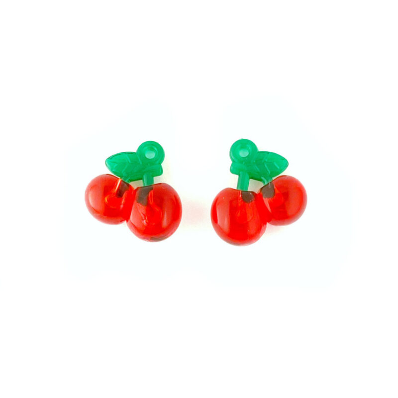 small acrylic cherry charms