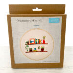 Trimits Floral Shelf Embroidery Hoop Kit