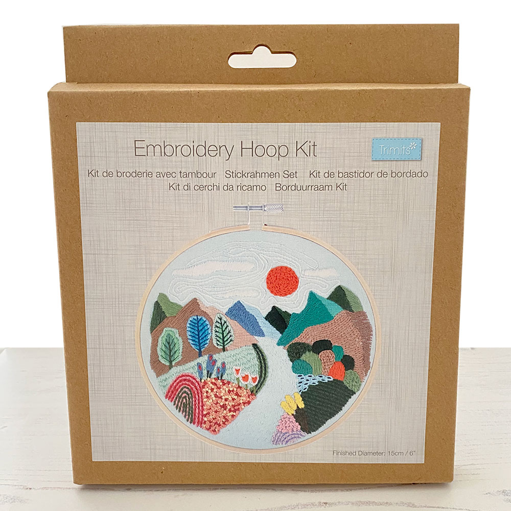Trimits Mountain View Embroidery Hoop Kit