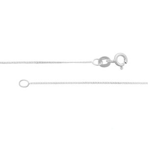 Sterling Silver Diamond Cut Curb Chain