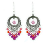Indian Pink Boho Earrings Kit