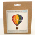 Felt hot air balloon