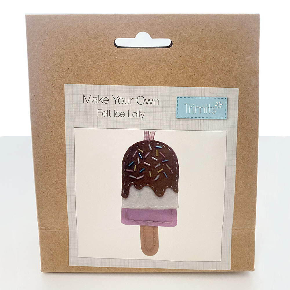 your own felt ice lolly