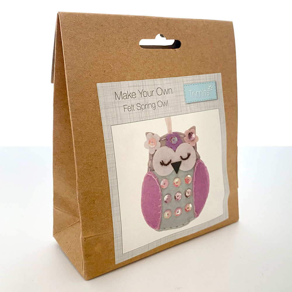 Felt Spring Owl Kit