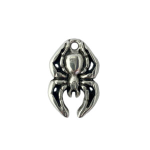 Spider Charm Antique Silver