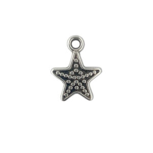 dotty starfish charm pendant
