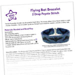 Flying Bat Bracelet Pattern