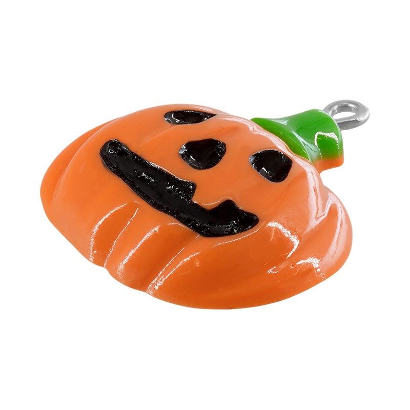 Acrylic Pumpkin Pendant side view