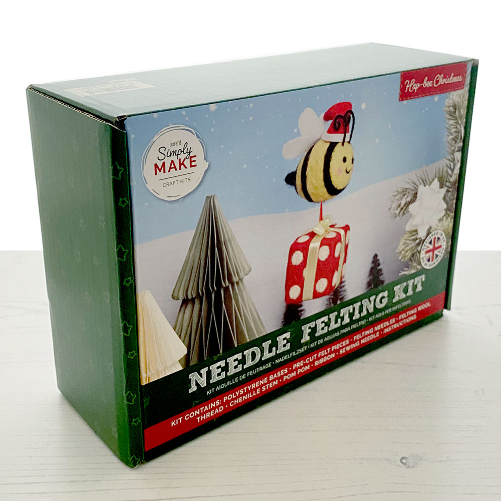 HappBee Christmas Needle Felting box