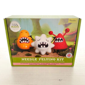 simply make monsters needle felting kit