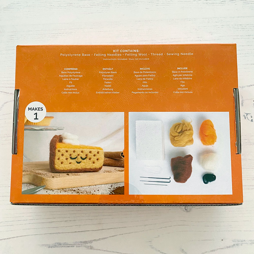 Simply Make Pumpkin Pie Needle felting kit