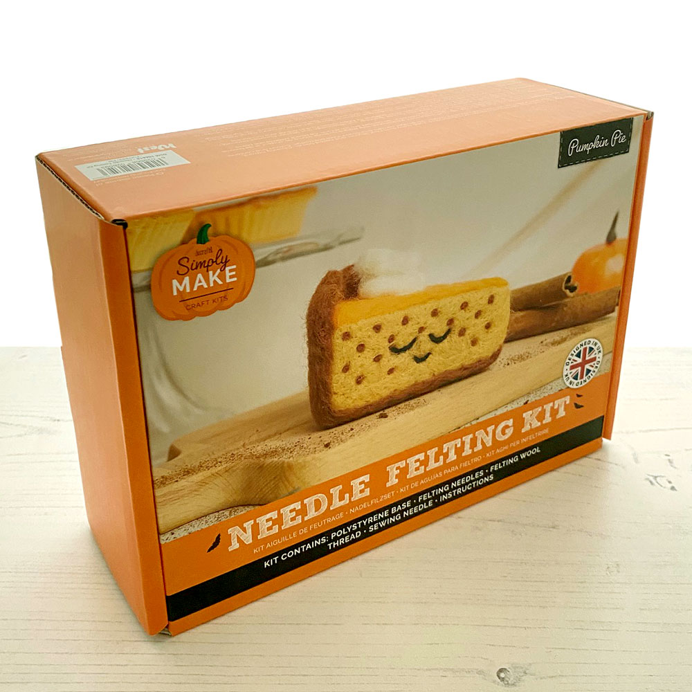 Docrafts Simply Make Pumpkin Pie needle felting kit