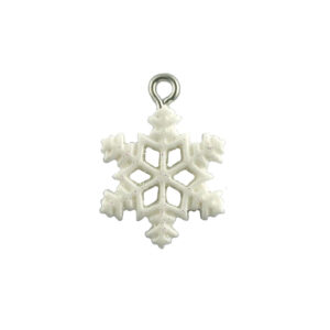 Acrylic Glitter Snowflake Pendant