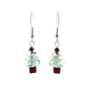 Christmas Tree Earrings Kit - Crystal AB