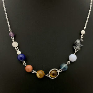 Solar System Necklace Kit - Silver plated