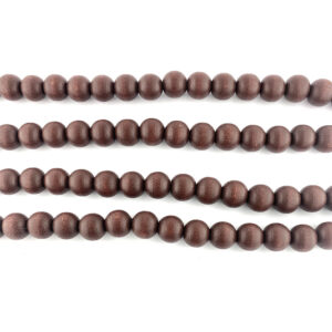 10mm brown wooden beads