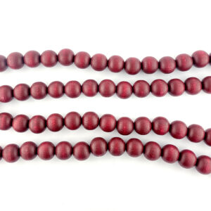 12mm Brown Round Wooden Beads