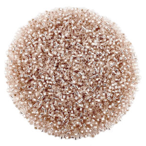 Miyuki Delica DB1203 silver lined pink mist