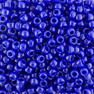 Blue Plastic Pony Beads