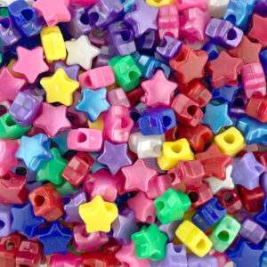 Plastic Bead Star Mix