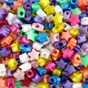 Pearl Star Plastic Bead Mix