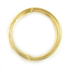 1mm diameter gold coloured craft wire