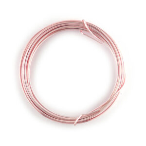 1mm diameter rose gold coloured craft wire