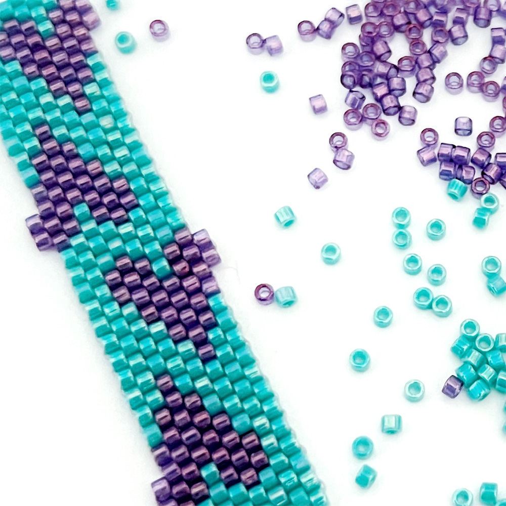 Spread a Little Love - Peyote Stitch Bracelet
