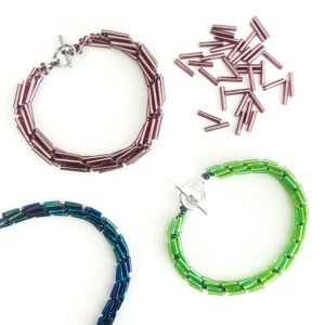 Spiral Stitch Bugle Bead Bracelet Workshop