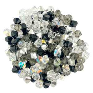 6mm Classic bicone crystal bead mix