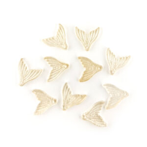 Glass Mermaid Tail Pendant Light Yellow