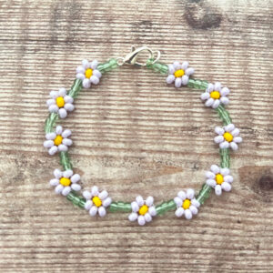 Beaded Forget-Me-Not Chain Bracelet Kit